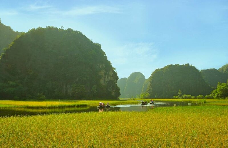 Tranh phong cảnh Ninh Bình đẹp