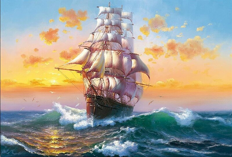 Tranh treo tường đẹp mang ý nghĩa thuận buồm xuôi gió cho người tuổi Dậu