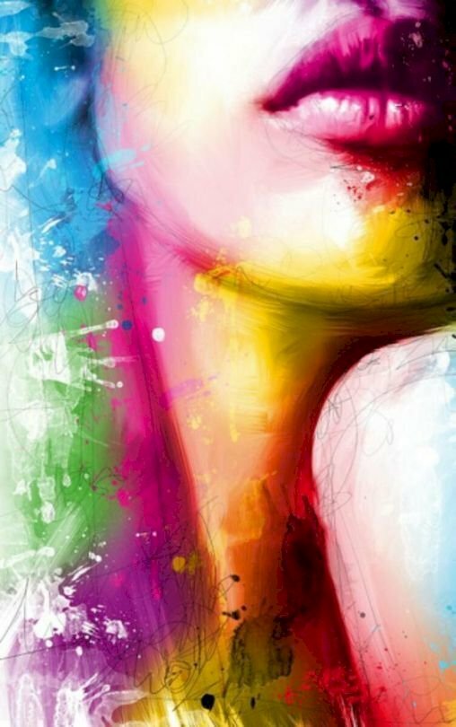 Tranh canvas cô gái đẹp nhất