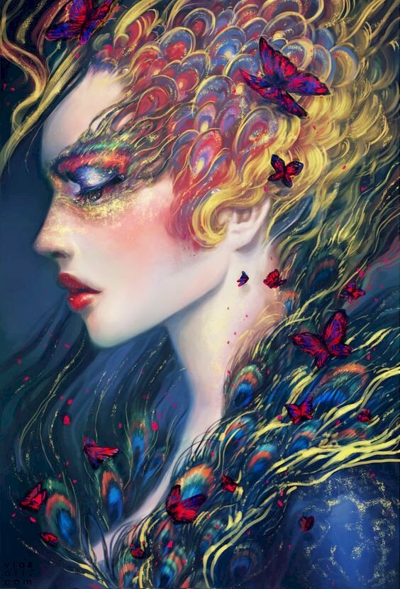 Tranh canvas cô gái treo tường siêu đẹp