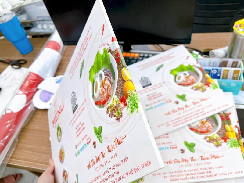 Làm menu quán ăn Hỗ trợ chụp ảnh món ăn & thiết kế menu