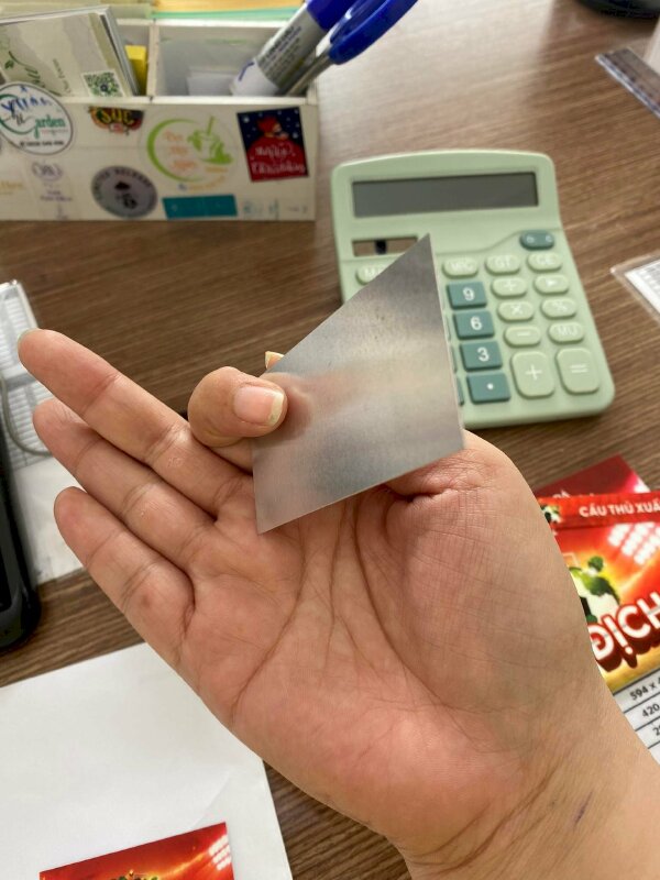 Gia công cấn bế tấm nhôm xước đẹp chính xác