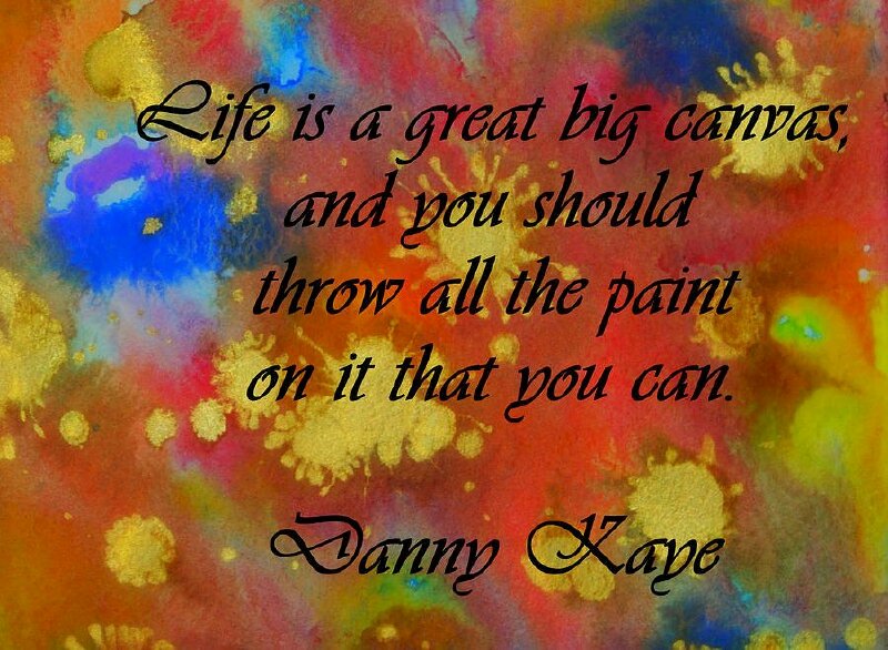 Tranh canvas chữ nghệ thuật trên nền phối màu sắc ấn tượng và câu châm ngôn tiếng Anh hay