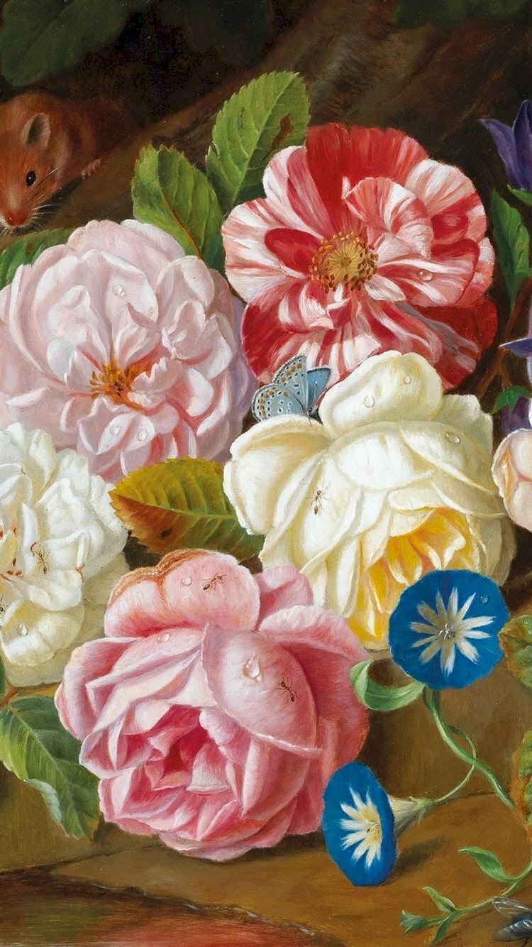 Tranh hoa đủ sắc màu in tranh canvas treo tường phòng khách thêm sang trọng