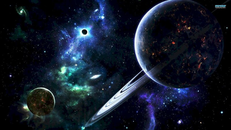 Tranh dán tường galaxy 3D vũ trụ huyền bí