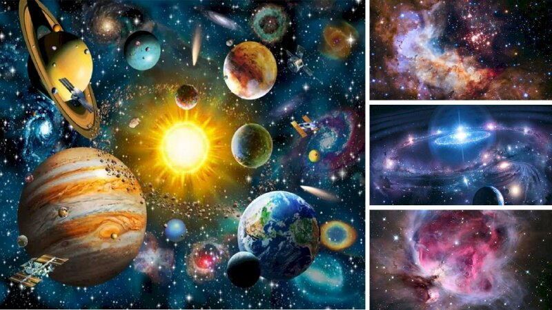 Tranh dán tường galaxy - InKyThuatSo