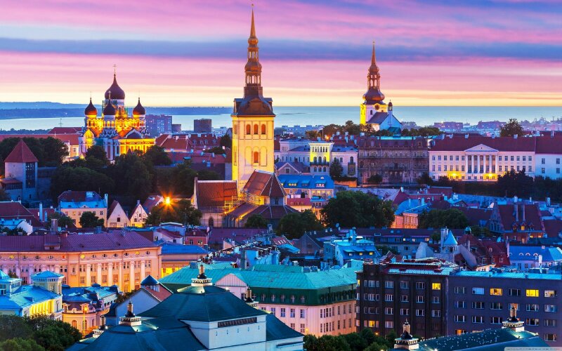 Tranh dán tường phong cảnh thành phố tuyệt đẹp