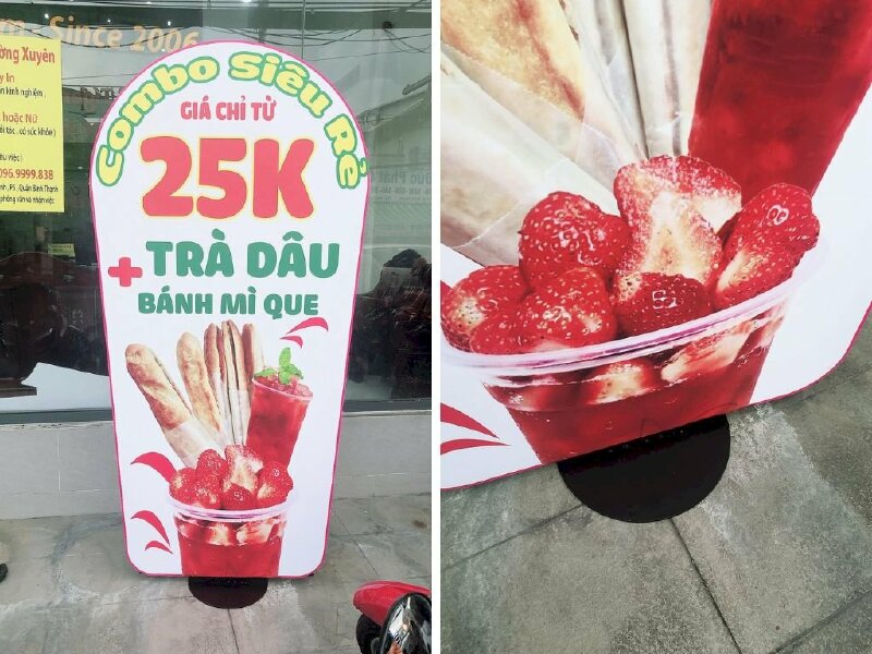 Mẫu in Poster Formax cắt CNC chân sắt