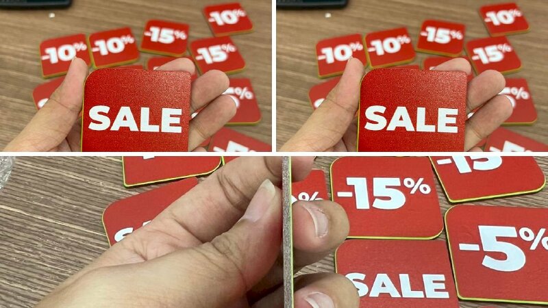 In UV 2 mặt mica trong 2 li - InKyThuatSo