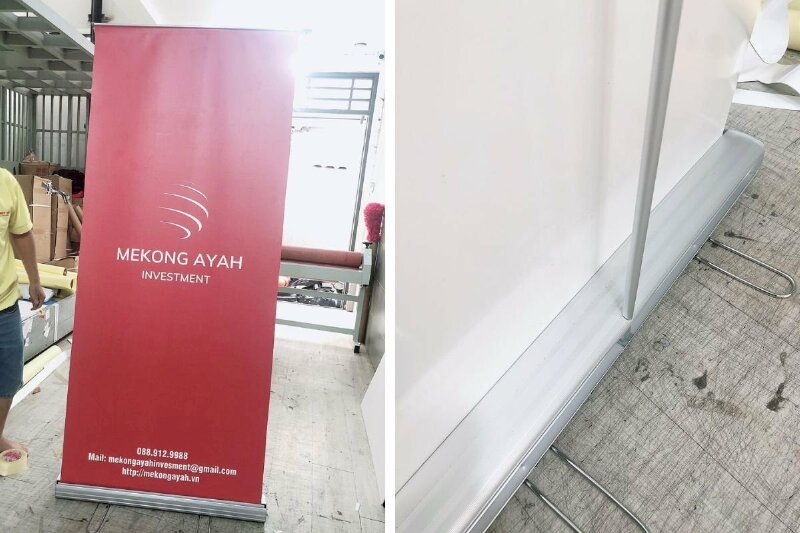Mẫu Standee cuốn bất động sản