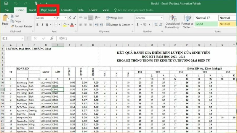 Hướng Dẫn Cách In Excel Vừa Trang Giấy A4