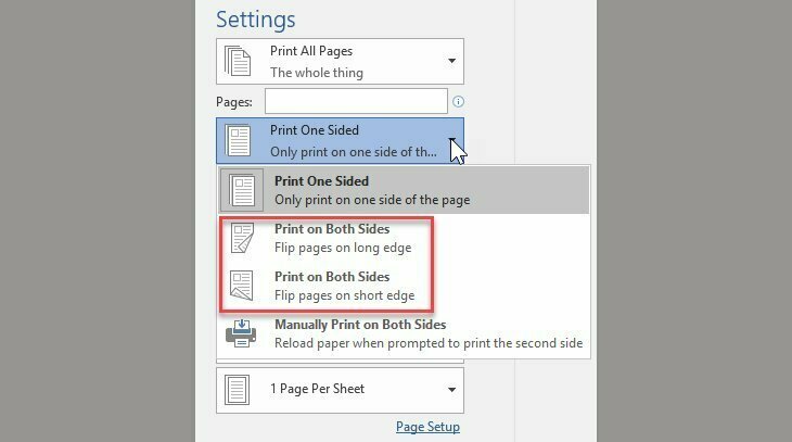 Cách in 2 mặt trên 1 tờ giấy A5 trong Word