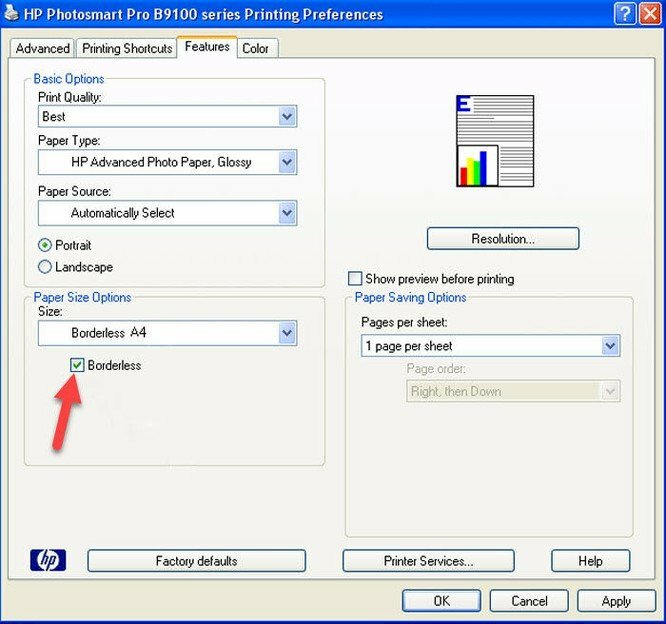 Kiểm tra máy in trước khi in ảnh