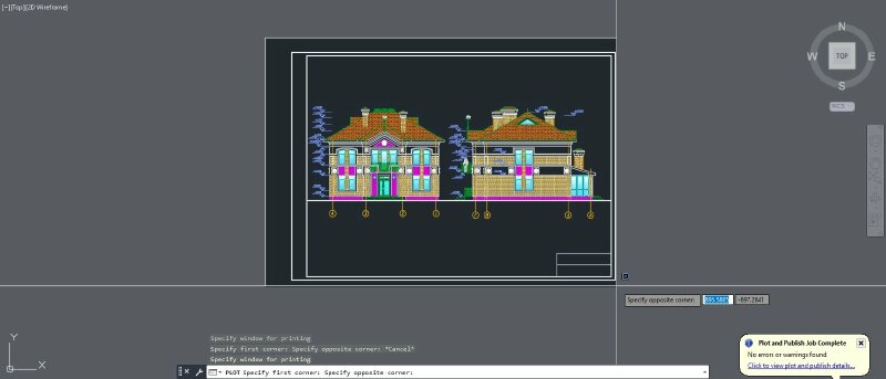 Cách chọn vùng in trong Cad