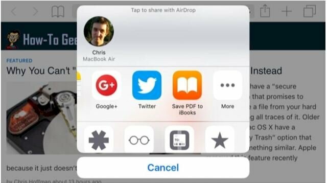Cách in full khổ giấy A4 trong PDF với iPad và iPhone - InKyThuatSo