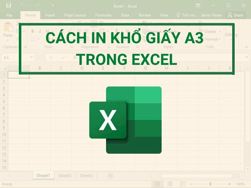 Cách in khổ giấy A3 trong Excel