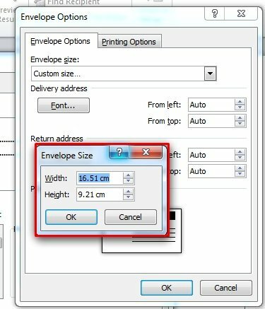 Hướng dẫn chi tiết cách in phong bì từ giấy A4