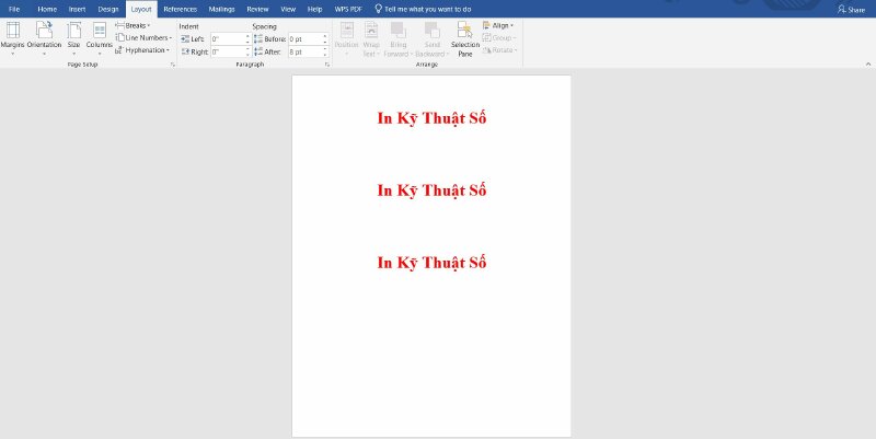 Cách in khổ A3 sang A4 trong Word - Inkythuatso