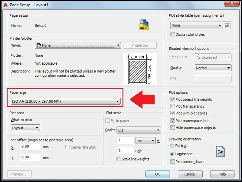 Cách tạo khổ giấy A2 trong phần mềm AutoCad - InKyThuatSo