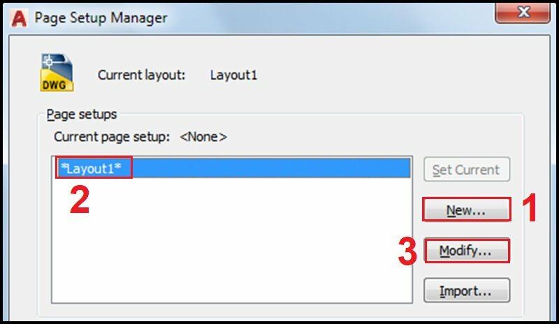 Hướng dẫn cách tạo khổ giấy A0 trong AutoCad