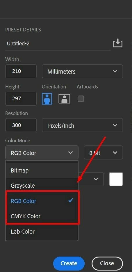 Tạo khổ giấy dọc A5 trên photoshop - InKyThuatSo