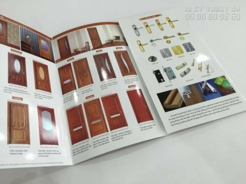 Kích thước brochure gấp 4