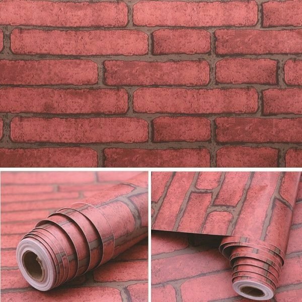 Giấy dán tường giả gạch - InKyThuatSo