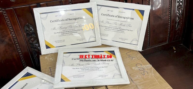 In bằng khen ở Hồ Chí Minh - In Kỹ Thuật Số Since 2006 