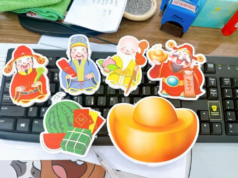 In PP mực dầu cán mờ bồi format cắt CNC - InKyThuatSo