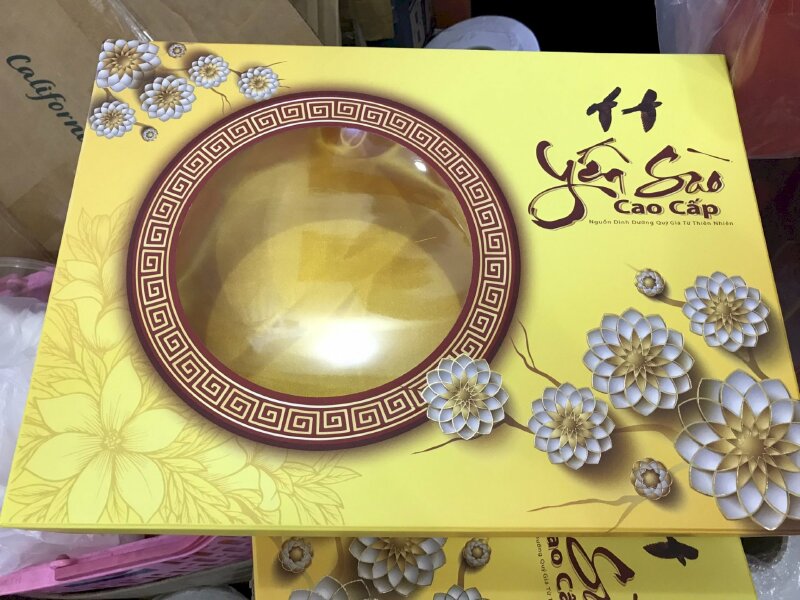 Hộp giấy đựng yến sào kích thước chuẩn