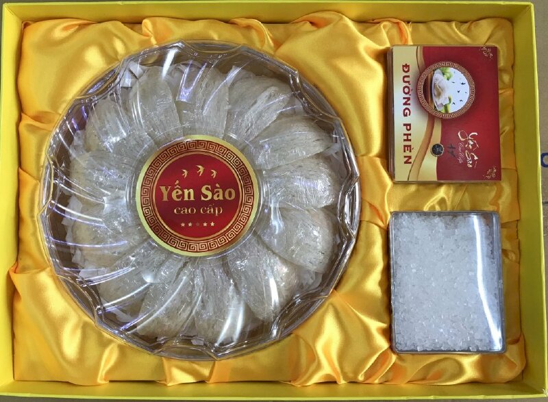 Kích thước hộp yến theo từng set