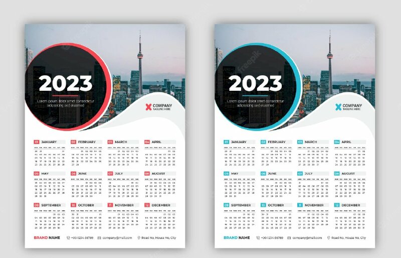 Lịch treo tường 1 tờ