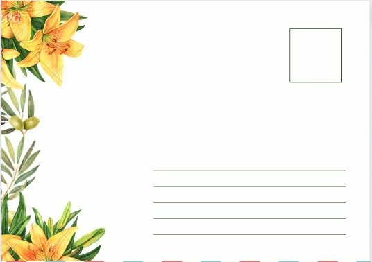Kích thước Postcard vừa