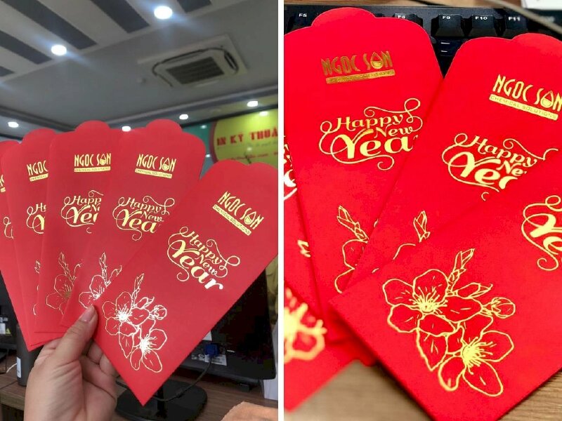Mẫu in bao lì xì Ngọc Sơn Chemical Solutions - InKyThuatSo