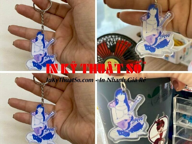 Kích thước móc khóa đẹp, thông dụng hiện nay