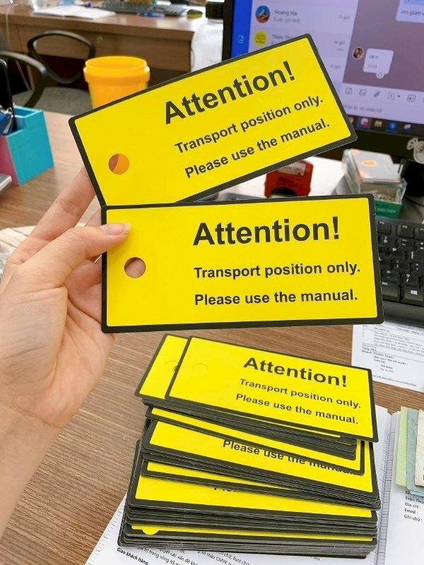 Thẻ nhựa làm tag treo - InKyThuatSo