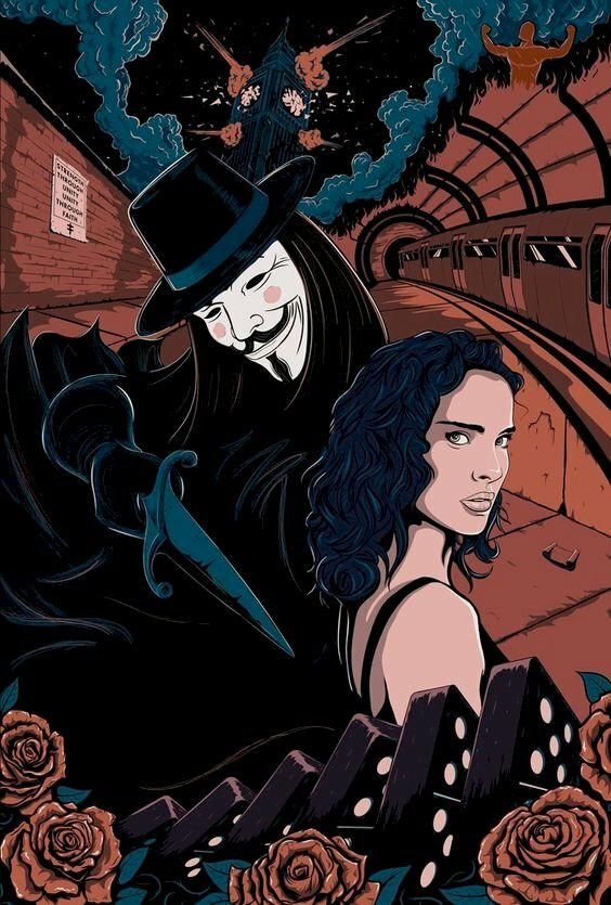 Ảnh anime hacker lạnh lùng một tay cầm gươm sau lưng cô gái