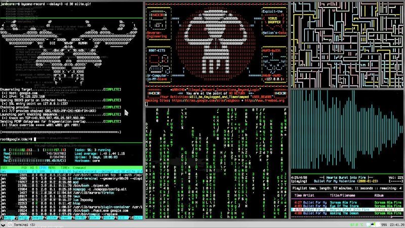 Ảnh màn hình hacker troll ấn tượng