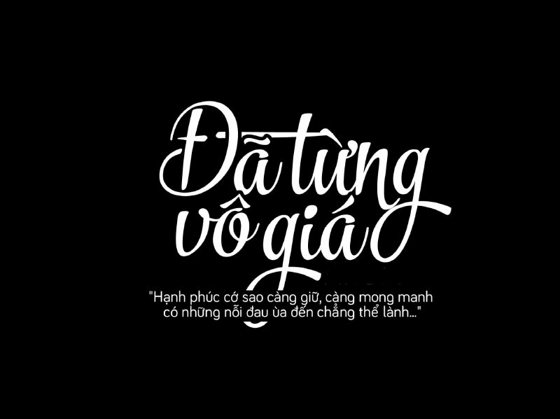 Hình nền đen có chữ Hạnh phúc cớ sao càng giữ, càng mong manh có những nỗi đau ùa đến chẳng thể lành