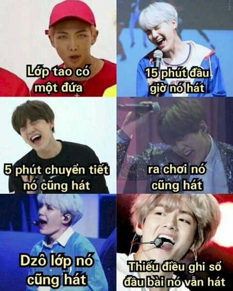 Ảnh meme hài hước dìm BTS cả nhóm