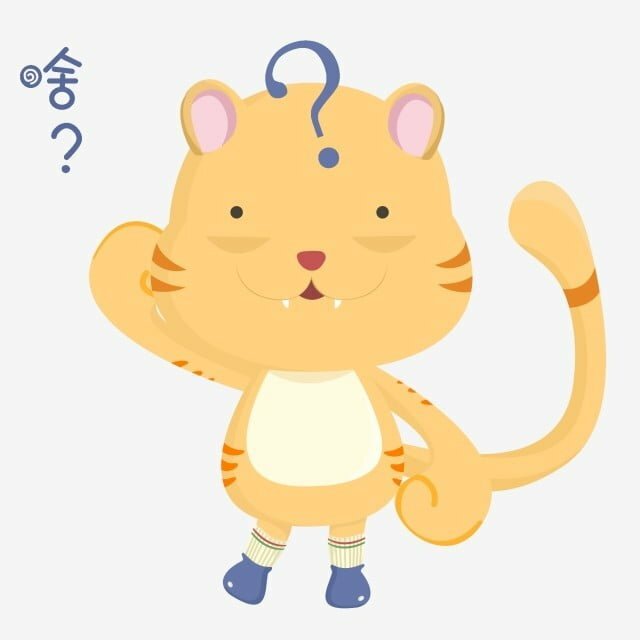 Ảnh meme mèo chấm hỏi siêu dễ thương