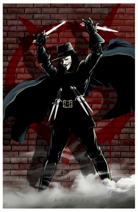 Hình Anime hacker đang biểu diễn với 2 thanh kiếm trên tay