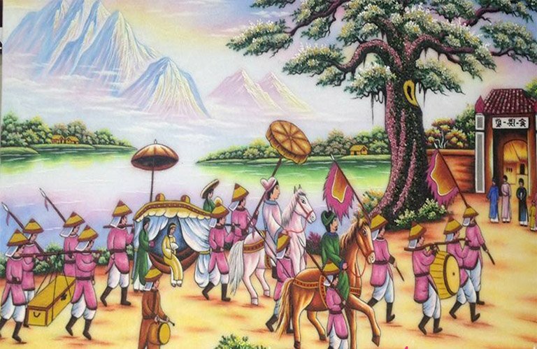 Tranh 3D Trạng Nguyên vinh danh về làng