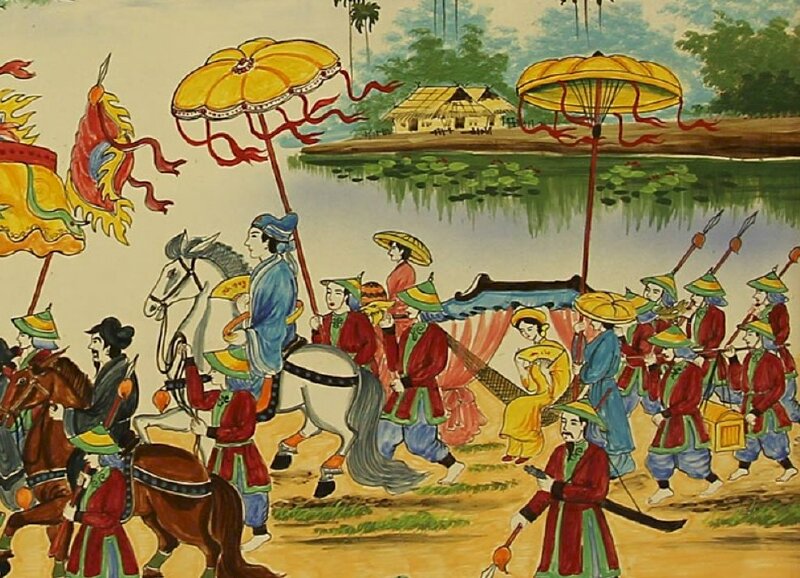 Tranh vinh quy bái Tổ tuyệt đẹp và ý nghĩa