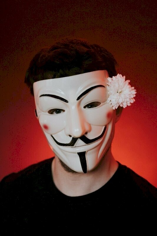 Ảnh đại diện hacker hài cài hoa cute