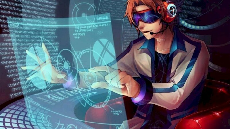 Ảnh hacker ngầu anime làm hình nền điện thoại, iPad