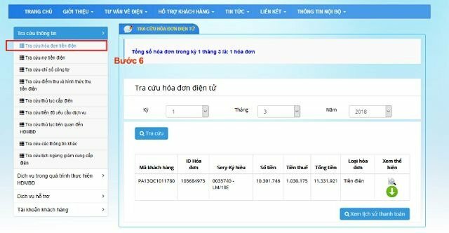 Cách in hoá đơn tiền điện miền Bắc - InKyThuatSo