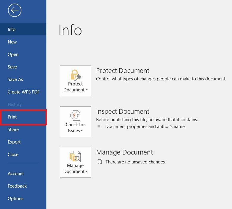 Cách in 1 mặt trong Word 2010, 2016