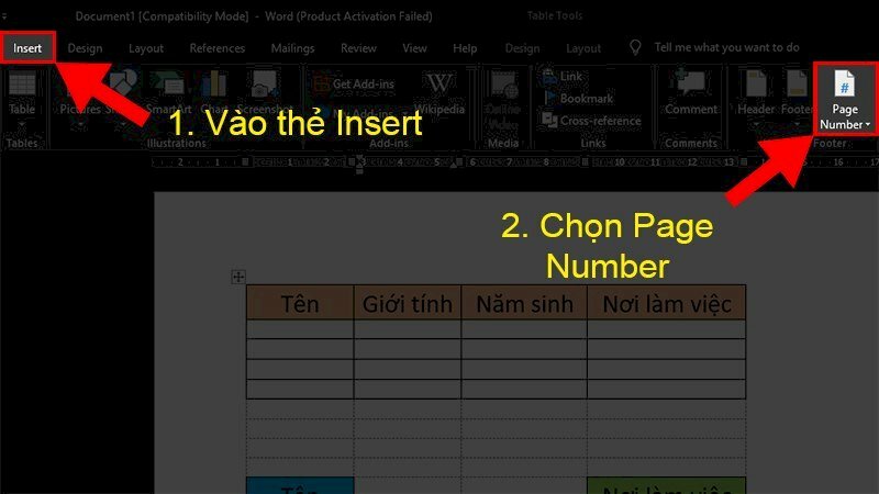 Đánh số trang chẵn lẻ trong Word