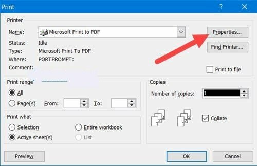 Cách in ngang trong Excel 2003